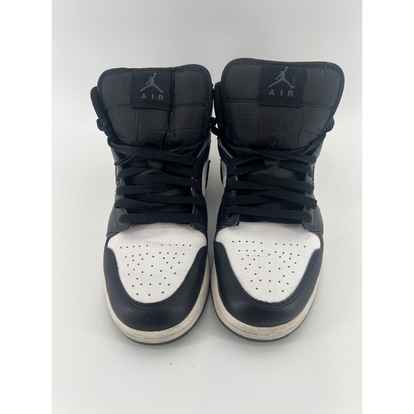 Jordan Other - Nike Air Jordan 1 Mid White Black Dark Grey DQ8426-001 Mens Sneakers Size 9